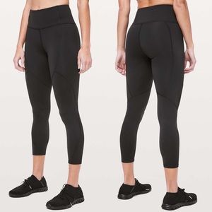 Lululemon To The Beat 24" 7/8 Black Leggings